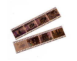 Two negative strips